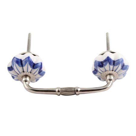 Periwinkle Blue Ceramic Bridge Handle